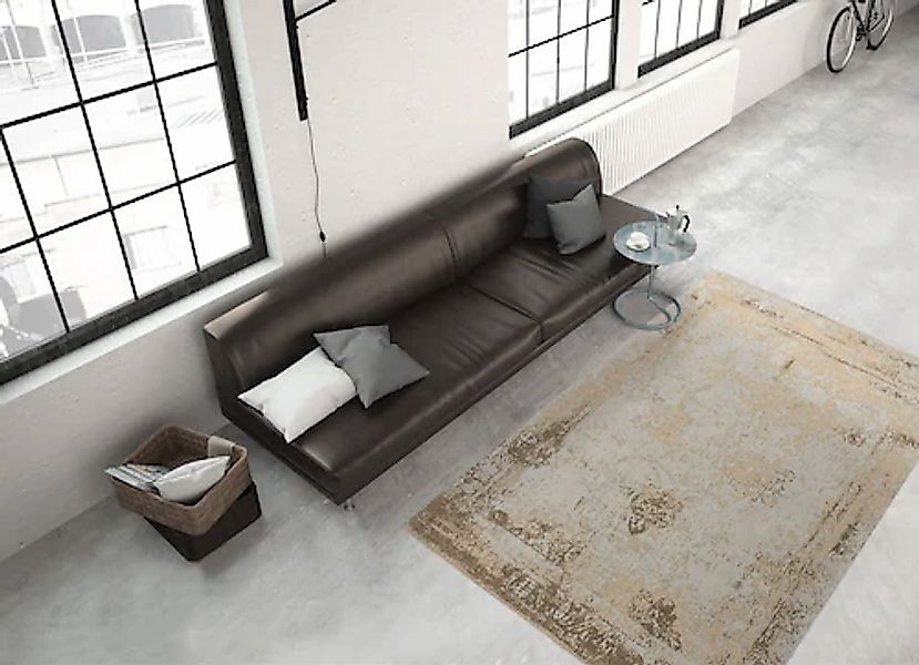 my home Teppich »Bosco«, rechteckig, 10 mm Höhe, Vintage Design, Wohnzimmer günstig online kaufen