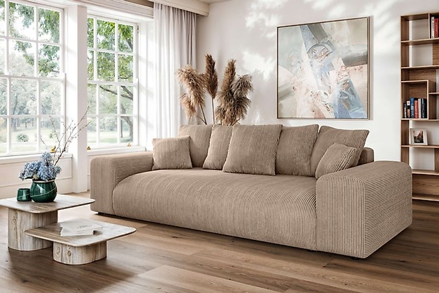 Home affaire Big-Sofa »LAKESIDE 3-Sitzer Schlafsofa mit Bettkasten, Breite günstig online kaufen