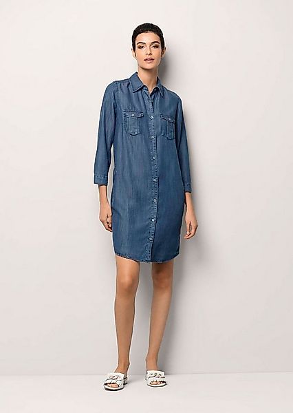 Alba Moda Midikleid Hemdblusenkleid in Jeansoptik aus trageangenehmer Lyoce günstig online kaufen