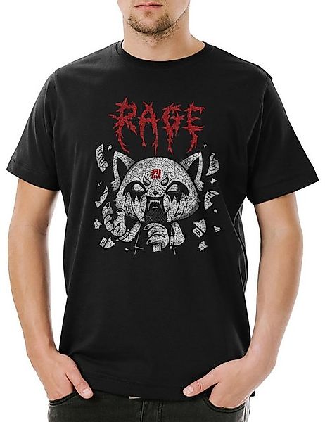 Urban Backwoods Print-Shirt A Rage Herren T-Shirt Yeti Aggretsuko Fun Heavy günstig online kaufen