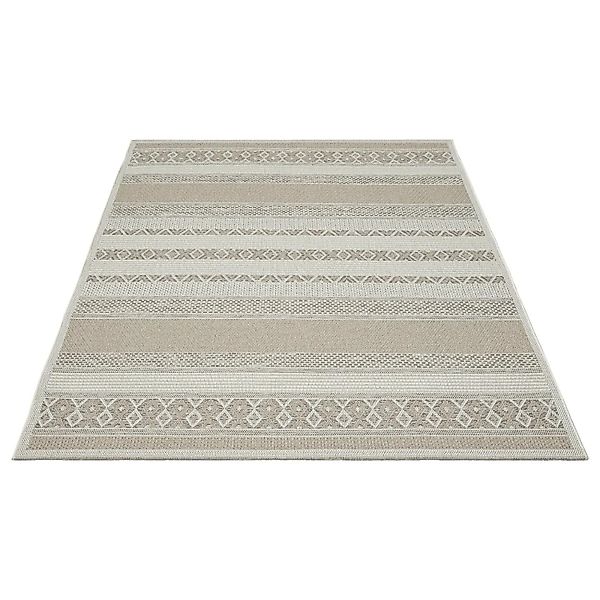 Floornovo Indoor & Outdoor Teppich Nr. 70 Grau Gemustert 160 x 120 cm günstig online kaufen
