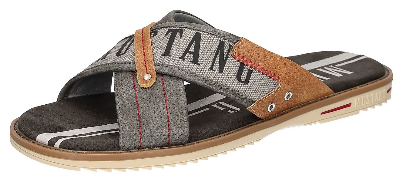 Mustang Shoes Pantolette, Sommerschuh, Schlappen, Poolslides, günstig online kaufen