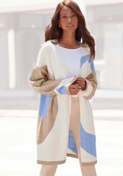 LASCANA Longstrickjacke mit Muster, weicher Cardigan, günstig online kaufen