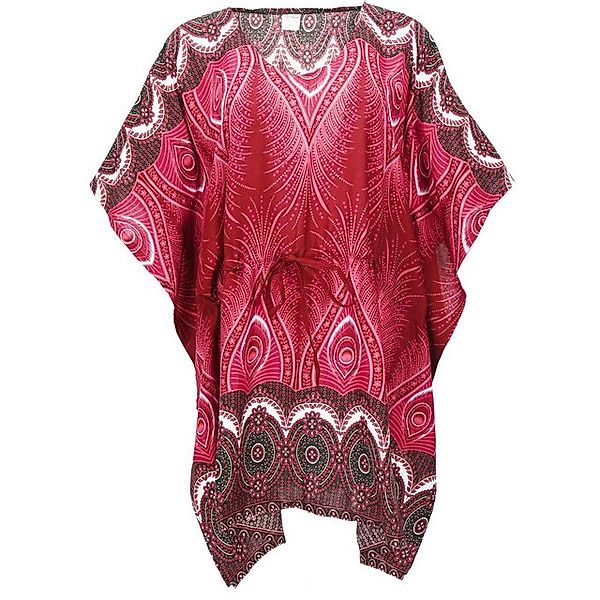 Guru-Shop Longbluse Poncho, Mandala Tunika, Boho Kaftan, Kurzarm.. alternat günstig online kaufen