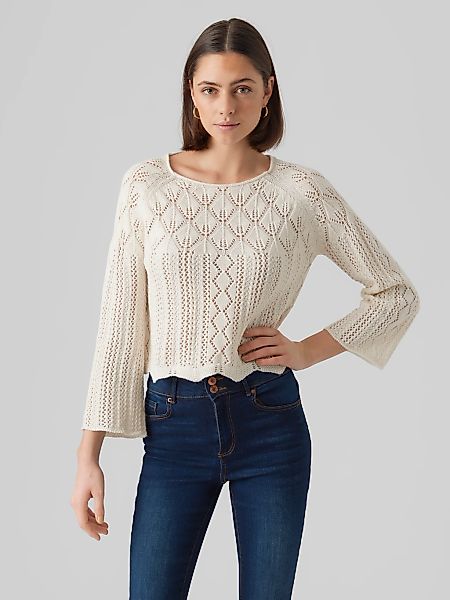 Vero Moda Strickpullover "VMGINGER 3/4 BOATNECK PULLOVER GA NOOS" im femini günstig online kaufen