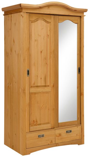 Home affaire Schiebetürenschrank "Konrad" B/H/T ca. 111/207/64 cm, Breite 1 günstig online kaufen