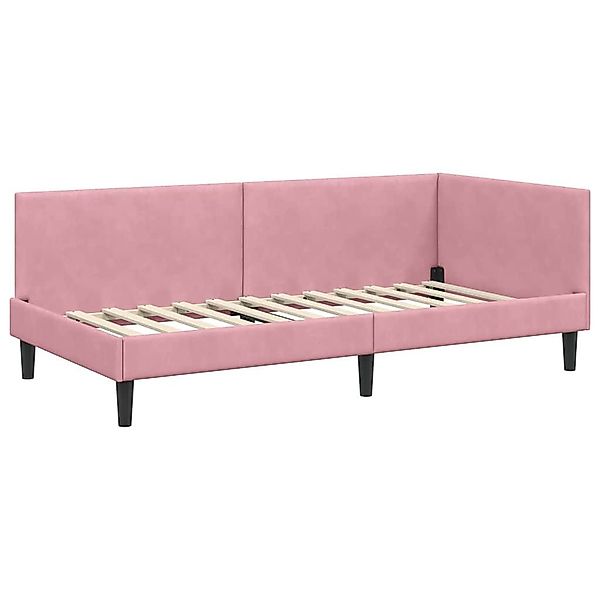 vidaXL Bett Eckbettgestell Rosa 80 x günstig online kaufen