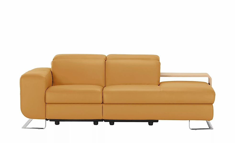 JOOP! Ledersofa  8151 ¦ gelb ¦ Maße (cm): B: 211 H: 74 T: 111.0 Polstermöbe günstig online kaufen