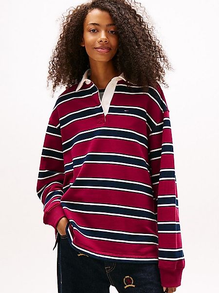 Tommy Jeans Sweatshirt TJW RLX S-FLAG STRIPE RUGBY EXT günstig online kaufen