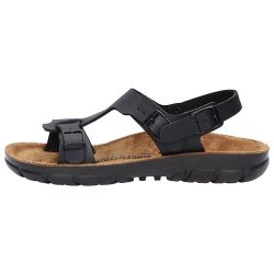 Birkenstock Sandale Saragossa, Briko-Flor, Black Pantolette günstig online kaufen