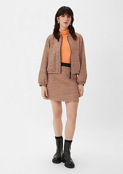 comma Minirock Rock Rock aus Bouclé günstig online kaufen