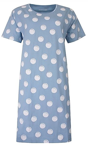 TEMPTATION Nachthemd Damen Schlafshirt mit kurzem Arm (1-tlg) Baumwolle günstig online kaufen