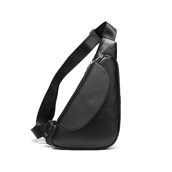 YUBRO-STUDIO Messenger Bag Herren Leder Brusttasche günstig online kaufen