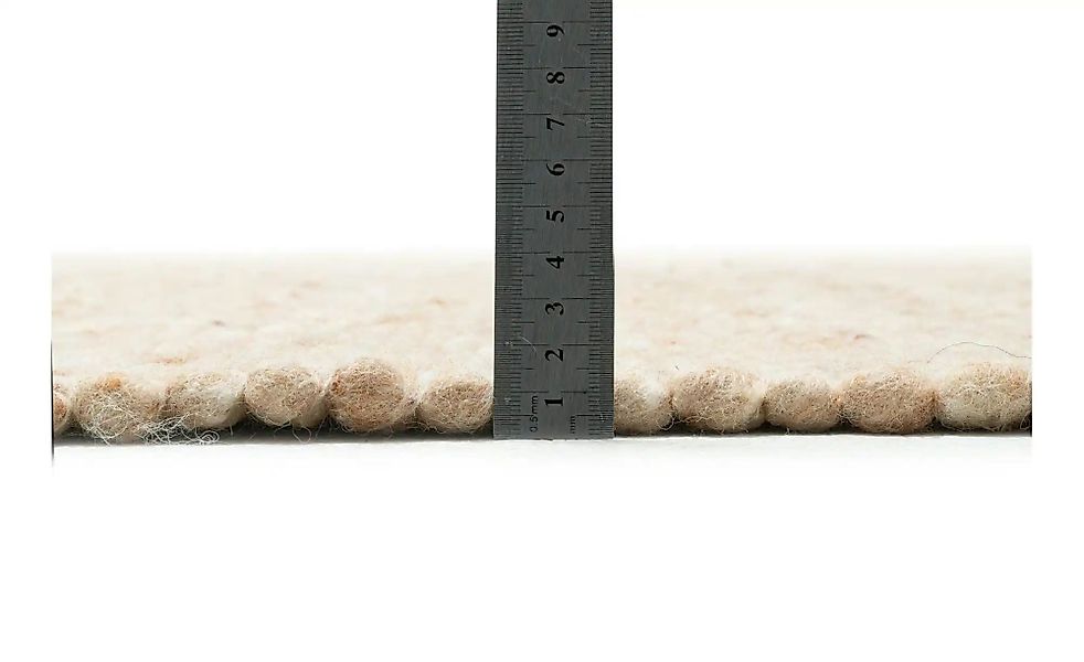 SANSIBAR Sylt Wollteppich  Hörnum ¦ beige ¦ Wolle ¦ Maße (cm): B: 190 H: 1, günstig online kaufen