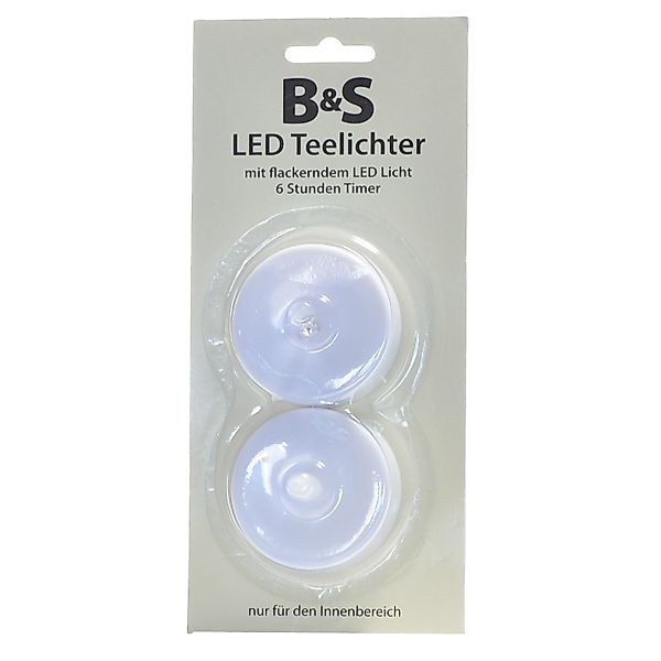 B&S LED-Kerze 2 LED Kerzen Ø günstig online kaufen