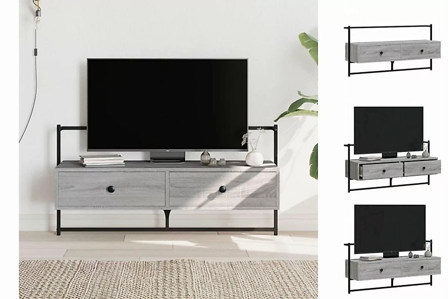 vidaXL TV-Schrank TV-Wandschrank Grau Sonoma 100,5x30x51 cm Spanplatte TV-L günstig online kaufen