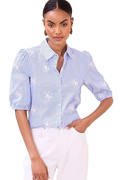 LIPSY Hemdbluse Lipsy Popelinehemd mit 3/4-Ärmeln, Regular (1-tlg) günstig online kaufen