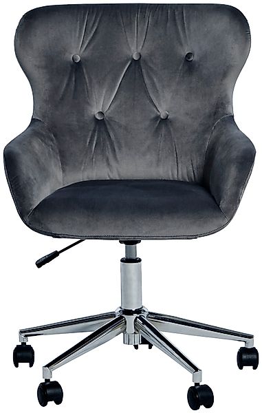 Jahnke Schreibtischstuhl "CLUB WORX" () 1 Stk. Samtstoff Büro-/ Schreibtisc günstig online kaufen