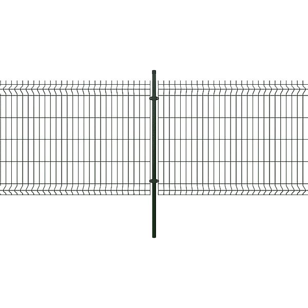 T & J Pfosten für Gitterzaun Strong für 103 cm Grün Ø34 mm x 1500 mm günstig online kaufen