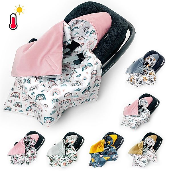 Babydecke Ganzjährige Einschlagdecke Babyschale Autositz universal,0-6 günstig online kaufen