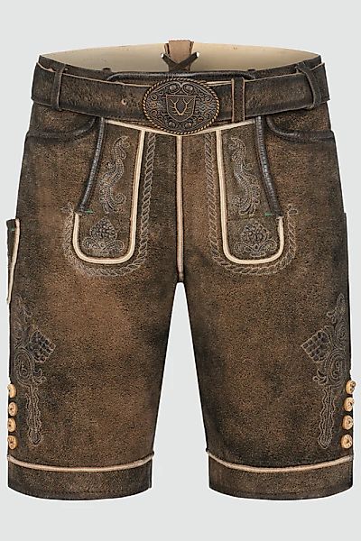Lederhose Waris mit Gürtel günstig online kaufen