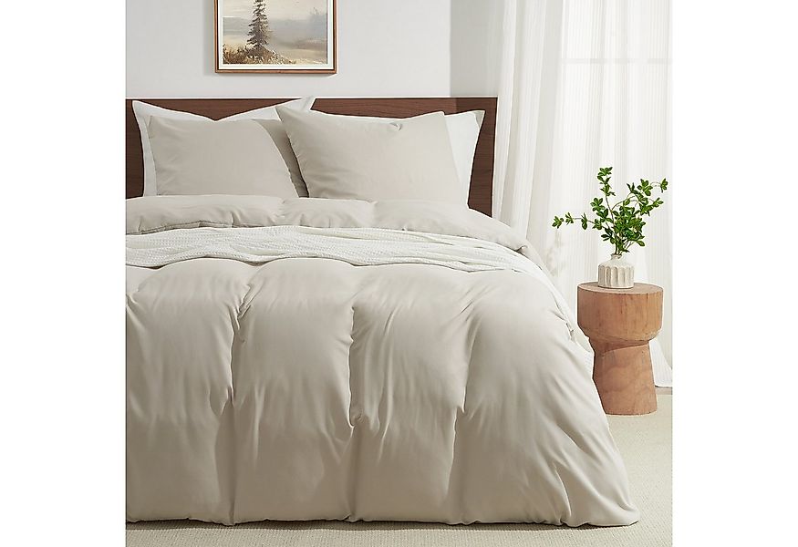 Topfinel Bettwäsche 135x200cm, Seersucker Bettwäsche-Sets, bügelfrei, aller günstig online kaufen