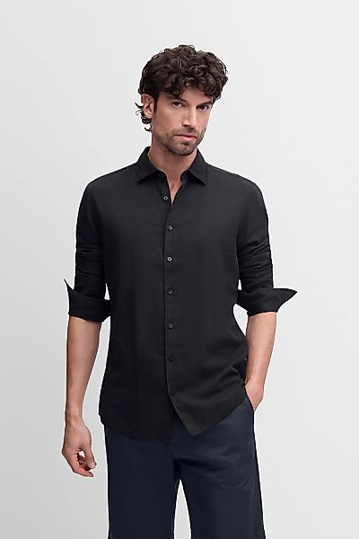 Cinque Langarmhemd "CISTEVEN" Kentkragen, Regular Fit sommerlicher Leinen-M günstig online kaufen