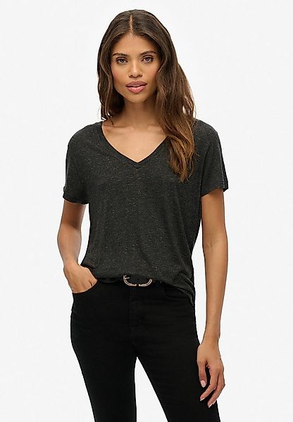 Superdry T-Shirt STUDIOS SLUB EMB VEE TEE günstig online kaufen