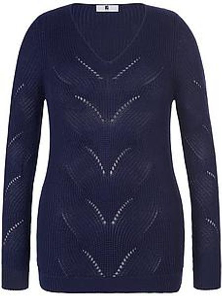 V-Pullover Anna Aura blau günstig online kaufen