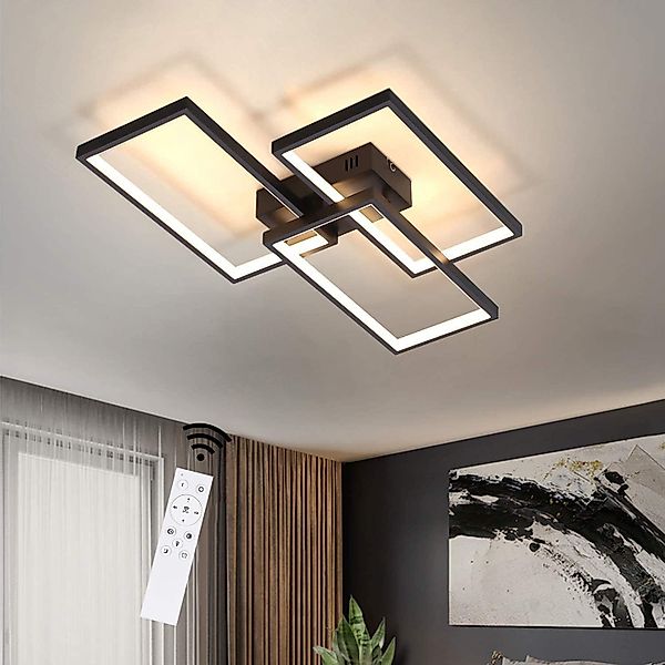Nettlife LED Deckenleuchte Wohnzimmer Dimmbar mit günstig online kaufen