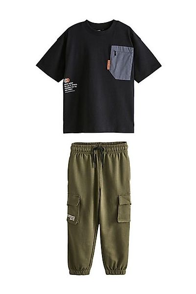 Next Shirt & Hose Utility-T-Shirt und Jogginghose im Set (2-tlg) günstig online kaufen
