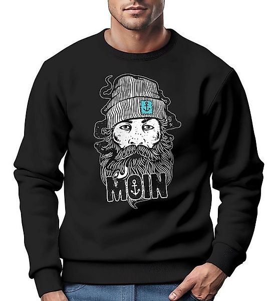 Neverless Sweatshirt Sweatshirt Herren Moin Kapitän günstig online kaufen