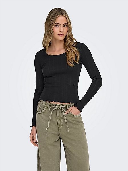 ONLY Langarmshirt ONLTENNA O-NECK L/S TOP JRS NOOS günstig online kaufen