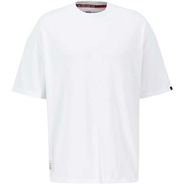Alpha  T-Shirt Logo Back Print T - white günstig online kaufen