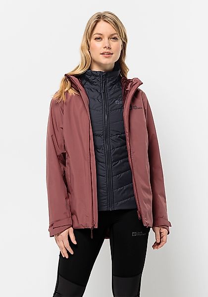 Jack Wolfskin 3-in-1-Funktionsjacke "GLAABACH 3IN1 JKT W", (2 teilig), mit günstig online kaufen