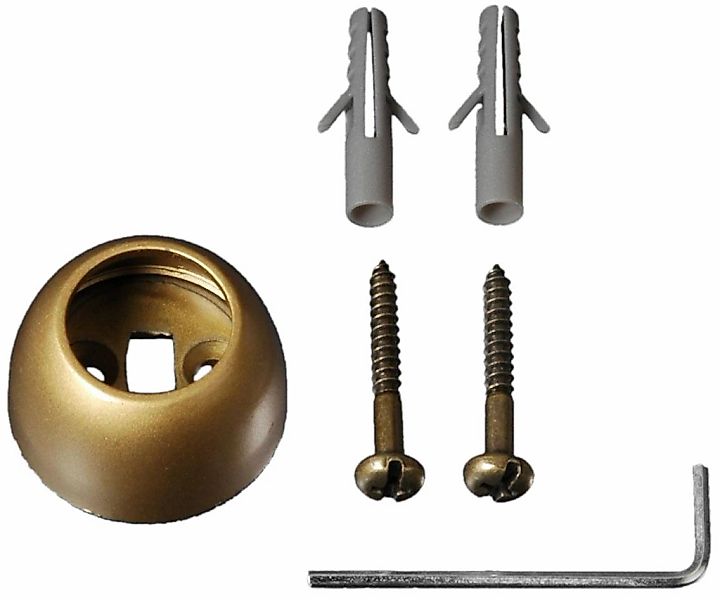 Liedeco Wandbefestigung für Gardinenstangen Ø 20 mm günstig online kaufen