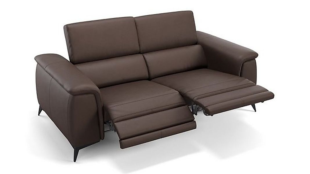 Sofanella 2-Sitzer Leder LIVORNO, Relaxsofa, Designsofa, Designer Couch, It günstig online kaufen