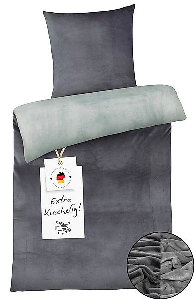 Carpe Sonno Bettwäsche Cashmere Touch Kuschel 135x200 155x220 Winter Teddy günstig online kaufen