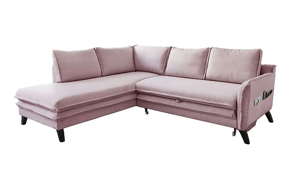 Miuform Ecksofa mit Schlaffunktion Charming Charlie ¦ rosa/pink ¦ Maße (cm) günstig online kaufen