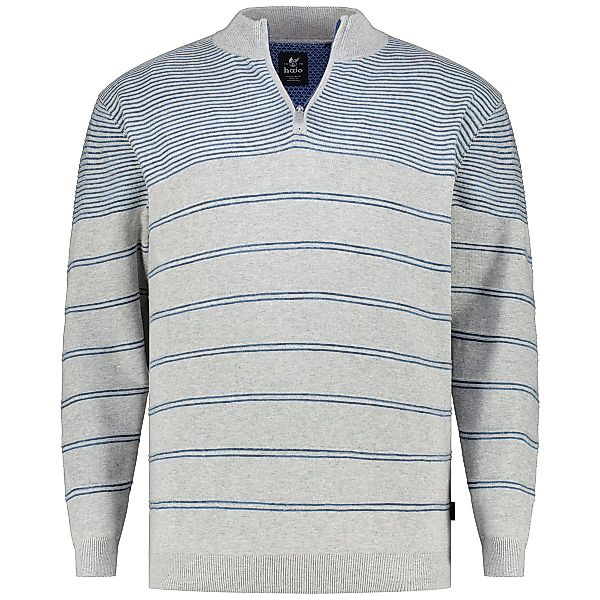Hajo Strickpullover aus Baumwollmischung Farbe mittelgrau Größe: 3XL günstig online kaufen
