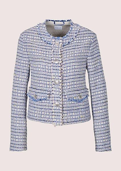 MADELEINE Jackenblazer "Blazer Tweed-Blazer mit Fransendetails" günstig online kaufen