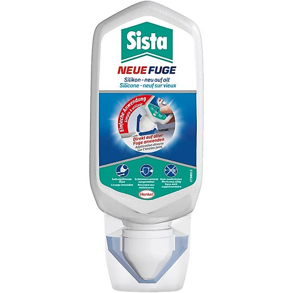 Sista Sanitärsilikon Neue Fuge 80 ml Standtube Grau günstig online kaufen