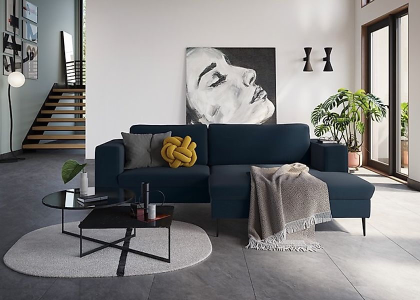 DOMO collection Ecksofa »Modica kompakt und elegant, Breite 244, L-Form«, m günstig online kaufen