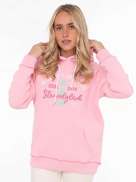 Zwillingsherz Hoodie ""Glücklich am Strand"", mit maritimer Stickerei, Käng günstig online kaufen