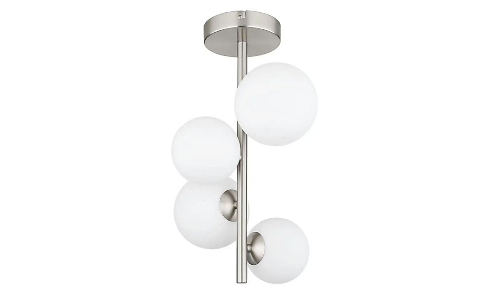 Globo Lighting Deckenleuchte  Riha ¦ silber ¦ Maße (cm): B: 27 H: 40 T: 23. günstig online kaufen