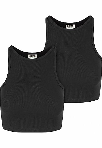 URBAN CLASSICS Muskelshirt "Urban Classics Ladies Organic Cropped Rib Top 2 günstig online kaufen