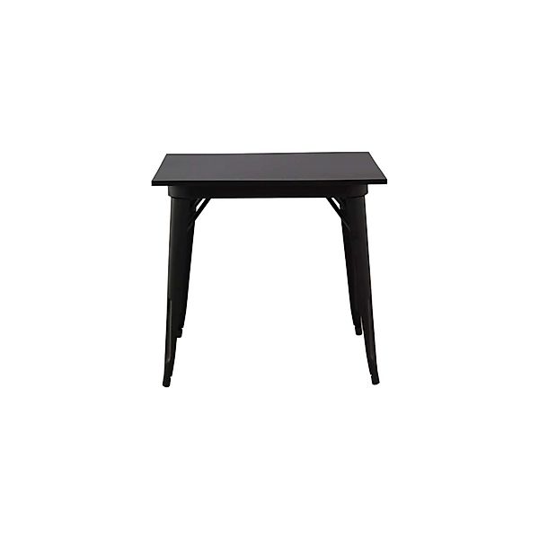 ebuy24 Tempe Esstisch 80x80cm Schwarz günstig online kaufen