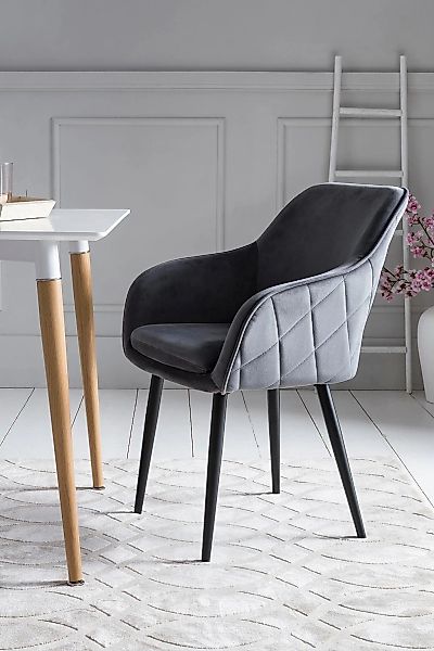 SalesFever Armlehnstuhl "Komfortabler Esszimmerstuhl mit Stil" () mit Diama günstig online kaufen