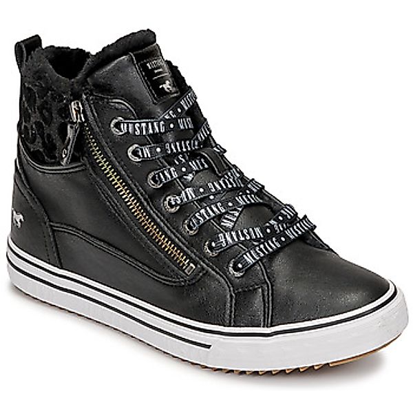 Mustang Shoes Sneaker mit bedrucktem Fellimitat-Kragen günstig online kaufen