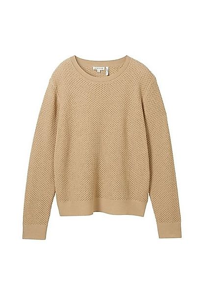 TOM TAILOR Strickpullover Pullover Strickpullover R-Neck (1-tlg) günstig online kaufen
